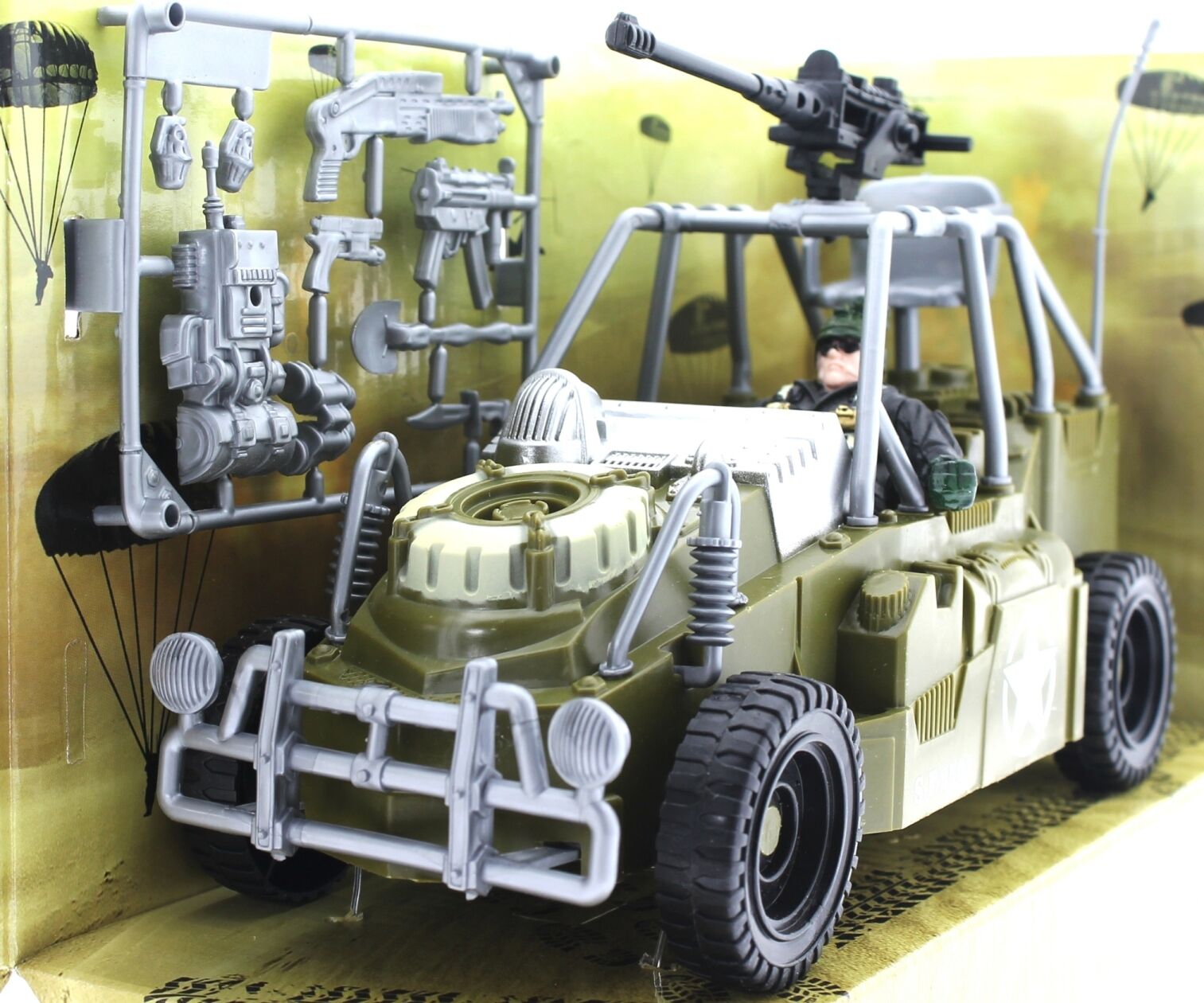 Combat Force Figür ve Askeri Buggy