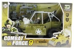 Combat Force Figür ve Askeri Buggy