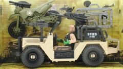 Combat Force Figür, Motor ve Jeep
