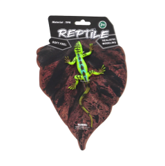 Strech Yeşil Leopar Desenli Kertenkele