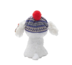 Ty Beanie Boos Bereli Beyaz Peluş Köpek Sleighbell 18 cm