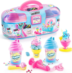 Fluffy Slime Case Marshmallow Dokulu Çantalı Slime