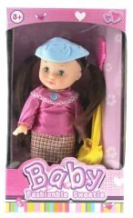 Pembe Saten Elbiseli Et Bebek