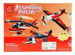 Ausini Assembling Master 3 in 1 265 Parça Hava Araçları Seti