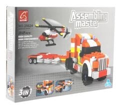 Ausini Assembling Master 3 in 1 312 Parça Araç Taşıyıcı Tır