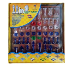 11 in 1 Satrançlı Oyun Seti