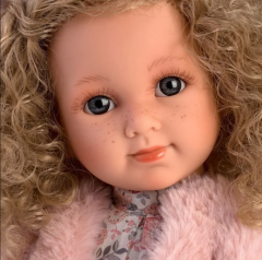 Llorens Kalp Çantalı Bebek Elena 36 cm