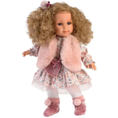 Llorens Kalp Çantalı Bebek Elena 36 cm
