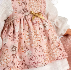 Llorens Kürklü Yelekli Bebek Lucia 42 cm
