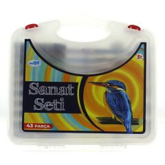 43 Parça Çantalı Sanat Seti