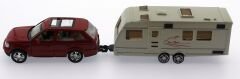 Kırmızı Metal Araçlı Karavan Mk1021