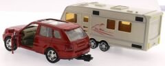 Kırmızı Metal Araçlı Karavan Mk1021