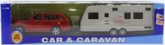 Kırmızı Metal Araçlı Karavan Mk1021