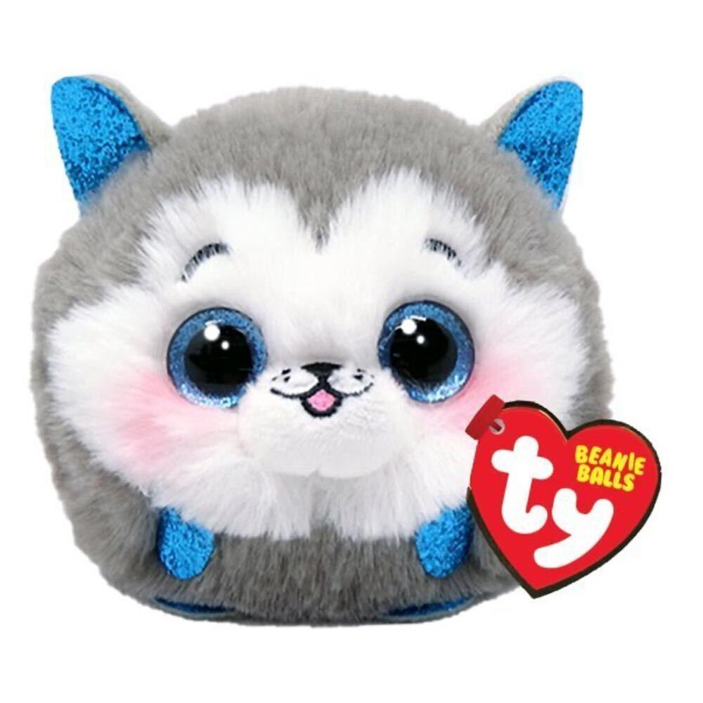 Ty Puffies Peluş Husky Köpek Slısh 7 cm